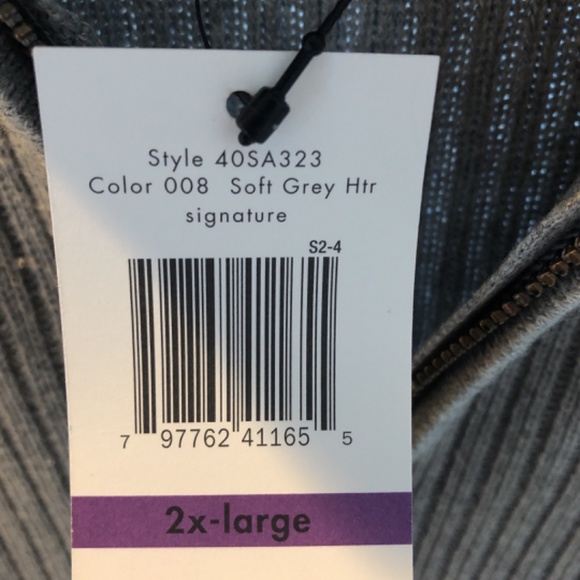 Calvin Klein 100% cotton men’s sweater soft grey - Picture 5 of 5